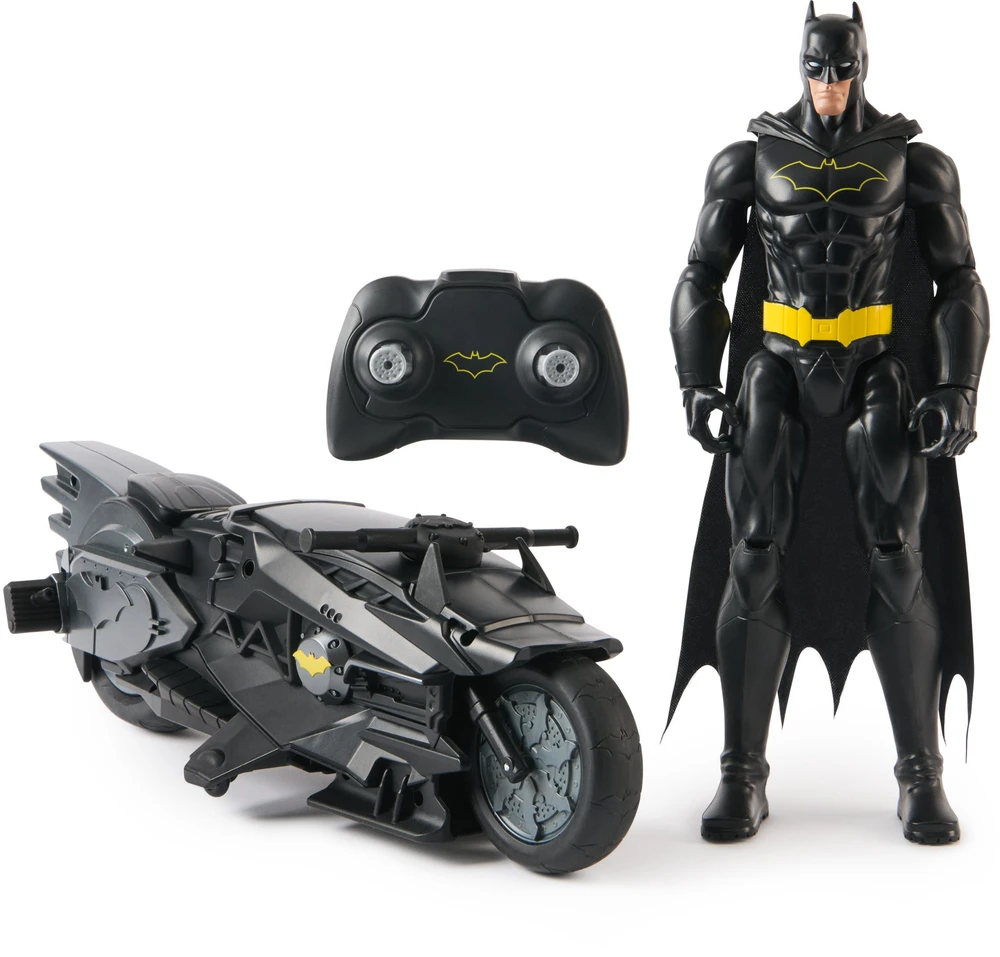 Spin Master BATMAN RC transporto priemonė su figūrėle Batcycle, 6072896