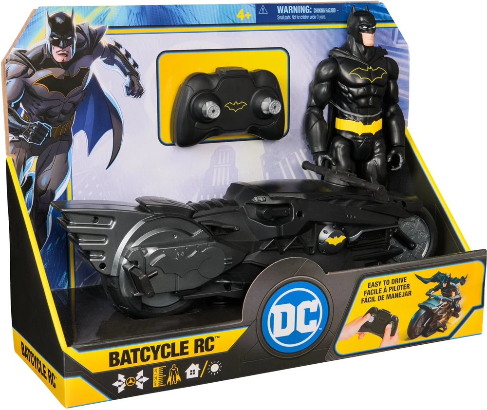Spin Master BATMAN RC transporto priemonė su figūrėle Batcycle, 6072896