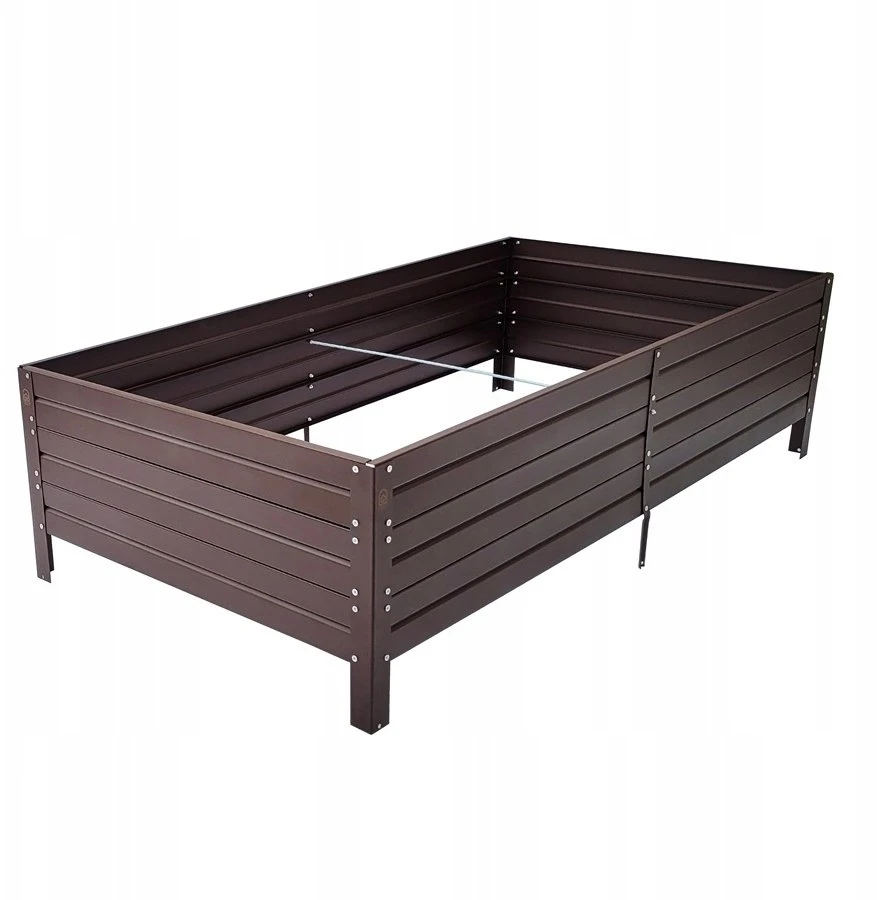 Meistro Kodas Pakelta lysvė KLASIKA GARDEN, RAL8016 (ruda), 150x75x30 cm (Pažeista pakuotė)