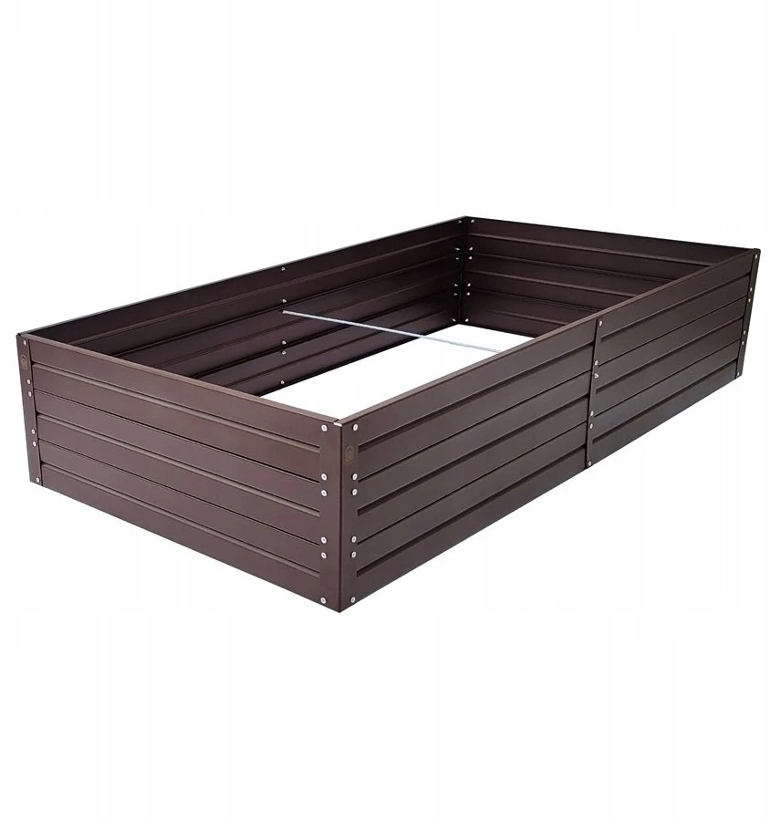 Meistro Kodas Pakelta lysvė KLASIKA GARDEN, RAL8016 (ruda), 150x75x30 cm (Pažeista pakuotė)