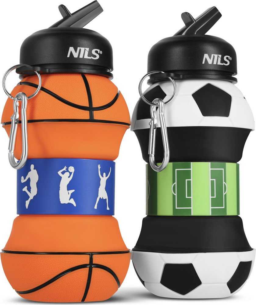 Gertuvė Nils Camp DD-Print NILS NC4104 KUBEK SILIKONOWY sulankstomas 550 ML BASKETBALL