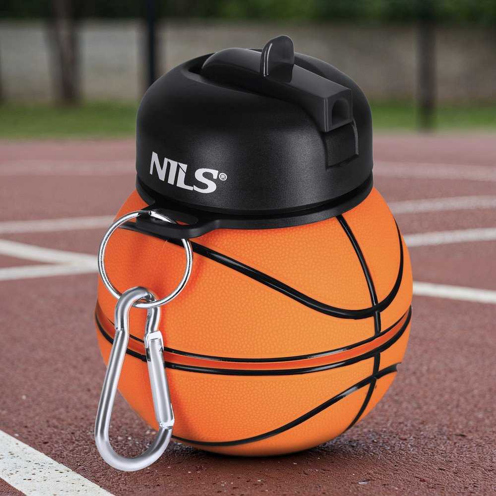 Gertuvė Nils Camp DD-Print NILS NC4104 KUBEK SILIKONOWY sulankstomas 550 ML BASKETBALL