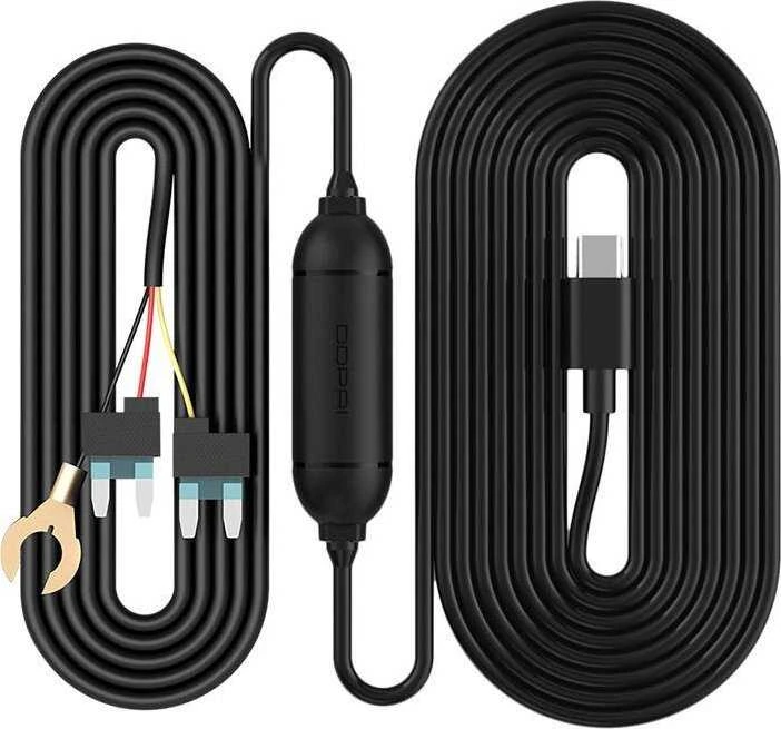 DDPAI A_HC12 iš saugiklių dėžės į USB-C - laidų rinkinys vaizdo registratoriui Mola N1 / N3 / N5 / E3 / Mini2X / Mini 5 / Z40 / Z50