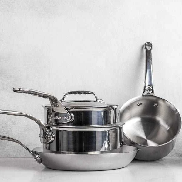 De Buyer Affinity Puodas Stainless Steel su dangteliu 20 cm