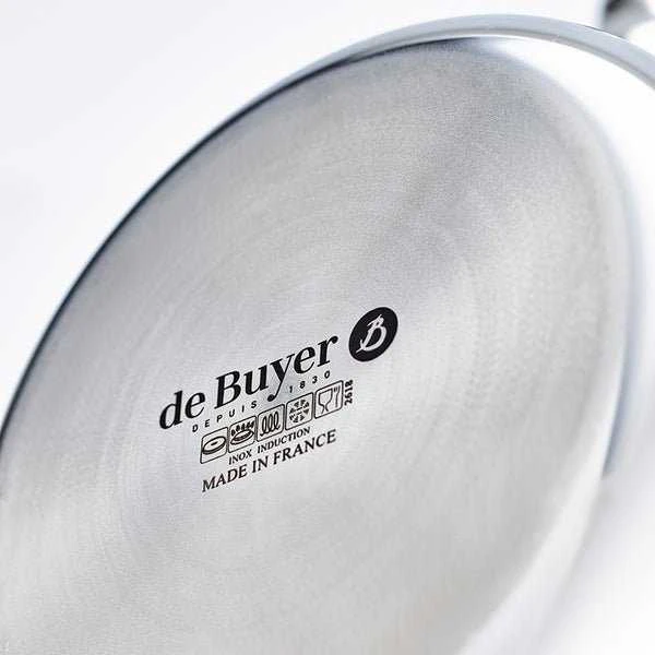 De Buyer Affinity Puodas Stainless Steel su dangteliu 20 cm