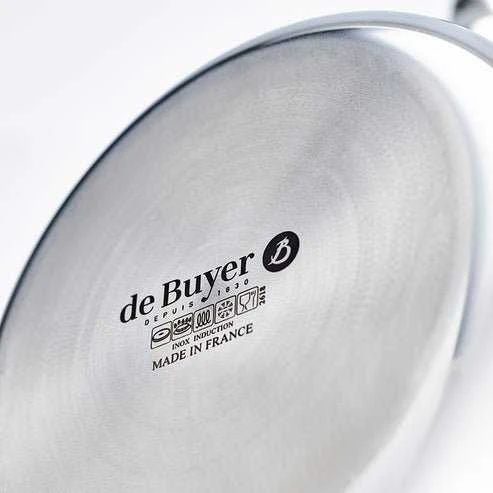 De Buyer Affinity Puodas Stainless Steel su dangteliu 16 cm