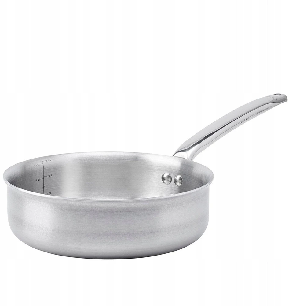 DE BUYER žemas puodas 24 cm ALCHIMY