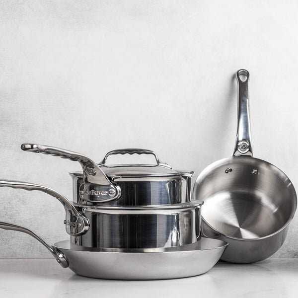 De Buyer Affinity Puodas Stainless Steel su dangteliu 18 cm