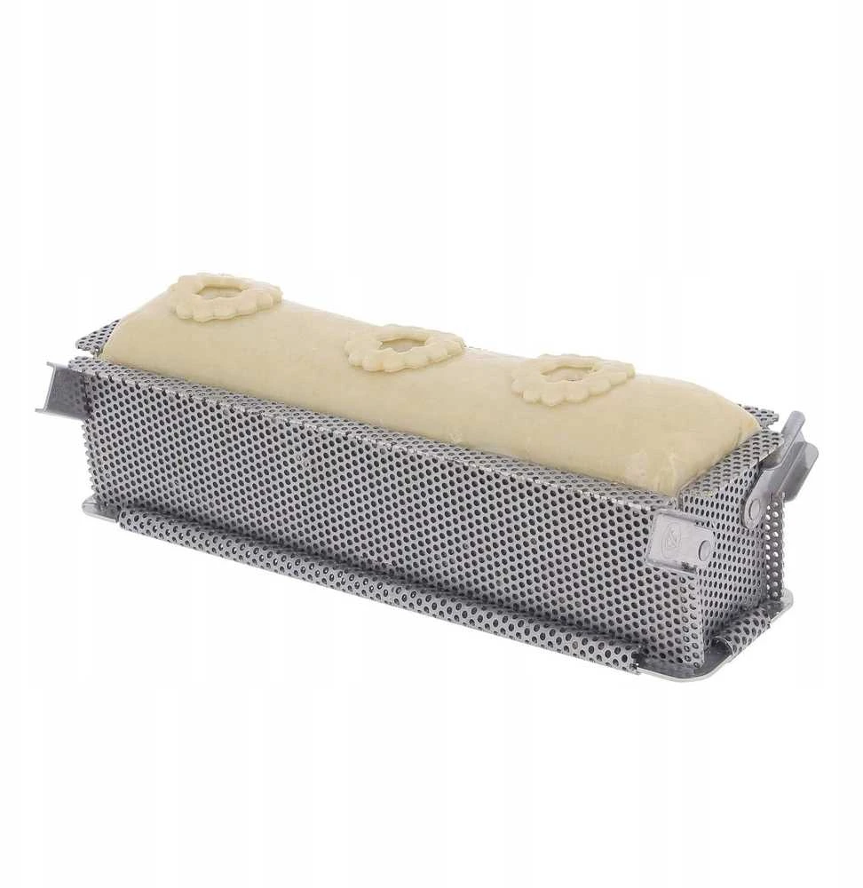 De Buyer Kepimo forma, 48x9x8,5 cm, perforuota, Geoforme