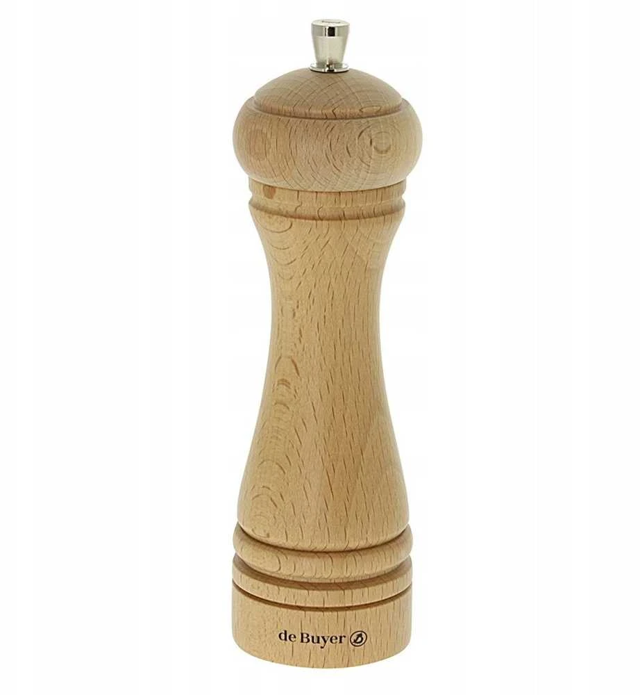 De Buyer Salt mill, 18 cm, wooden, Java