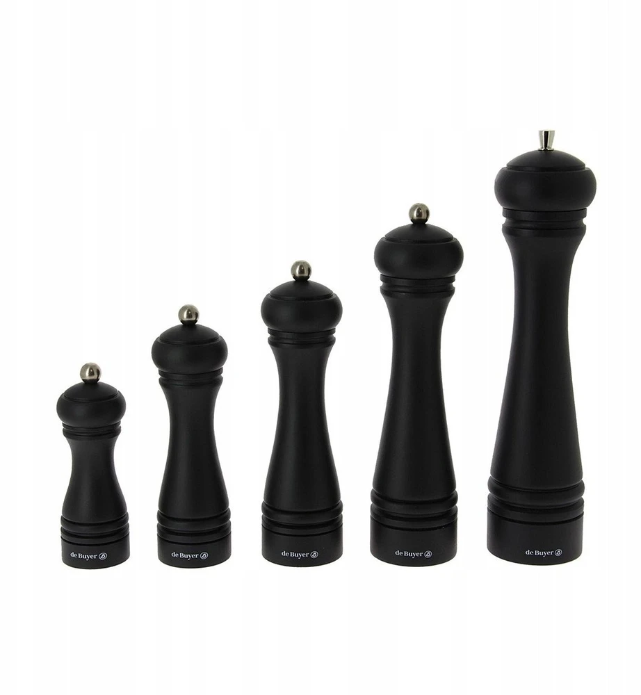 De Buyer Pepper grinder, 18 cm, juodas matt, Java