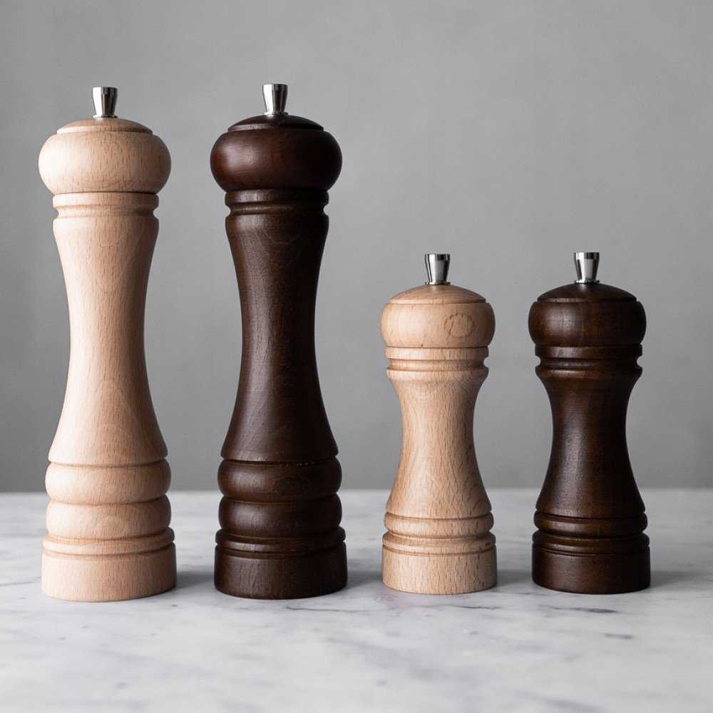 De Buyer Pepper mill, 18 cm, wooden, Java