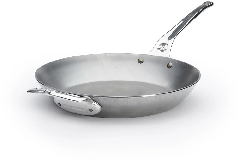 De Buyer nerūdijančio plieno keptuvė, 32 cm, natūraliai neprilimpanti, Tôle MINERAL B Pro 568032