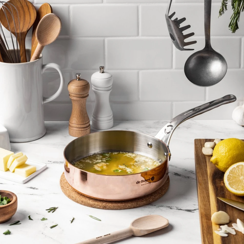 De Buyer Copper saucepan, 3 l, Prima Matera