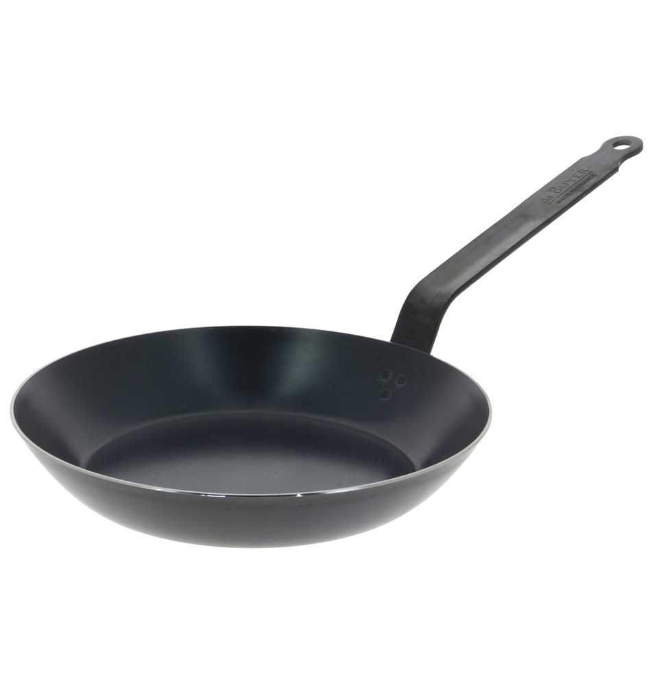 De Buyer Mėlyna Pan, 24 cm, Mėlyna Carbon