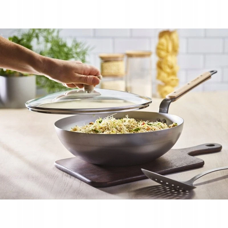 De Buyer Wok, 28 cm, Mineral B Bois