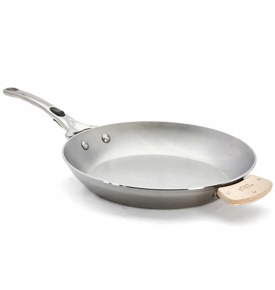 Nerūdijančio plieno keptuvė De Buyer Mineral B Loqy, 24 cm, be rankenų