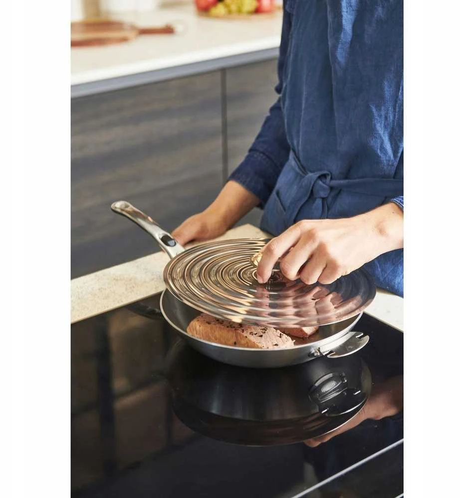 Nerūdijančio plieno keptuvė De Buyer Mineral B Loqy, 24 cm, be rankenų