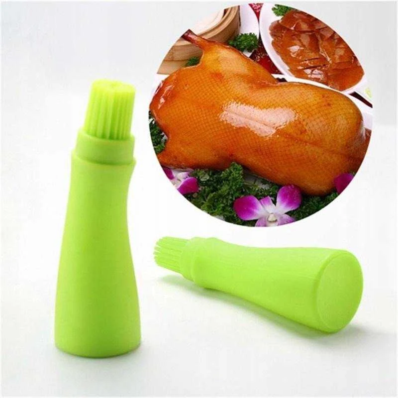 De Buyer Silicone brush, round, 25 cm