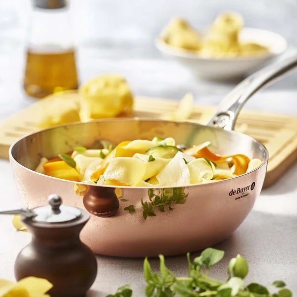 De Buyer Conical copper saucepan, 3.1 l, Prima Matera