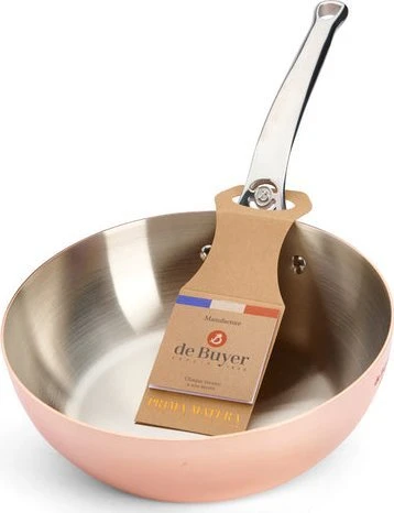 De Buyer Conical copper saucepan, 3.1 l, Prima Matera
