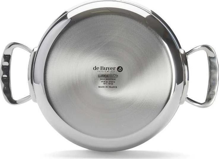 De Buyer Affinity Saucepot žemas su dangteliu 20 cm