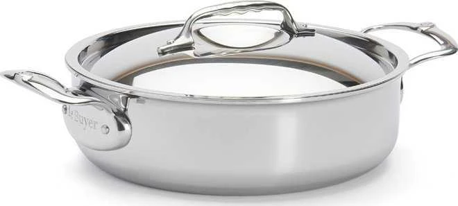 De Buyer Affinity Saucepot žemas su dangteliu 20 cm