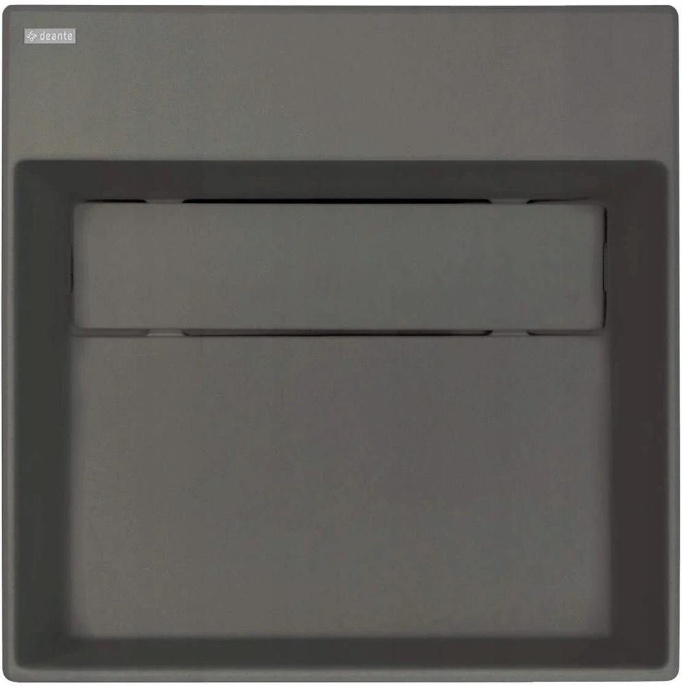 Granitinis praustuvas Deante Correo, 40x40 cm, CQR_TU4M, Anthracite metallic