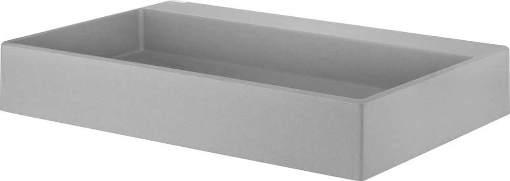 Granitinis praustuvas Deante Correo 60x40 cm, CQR_SU6S, Metallic pilkas