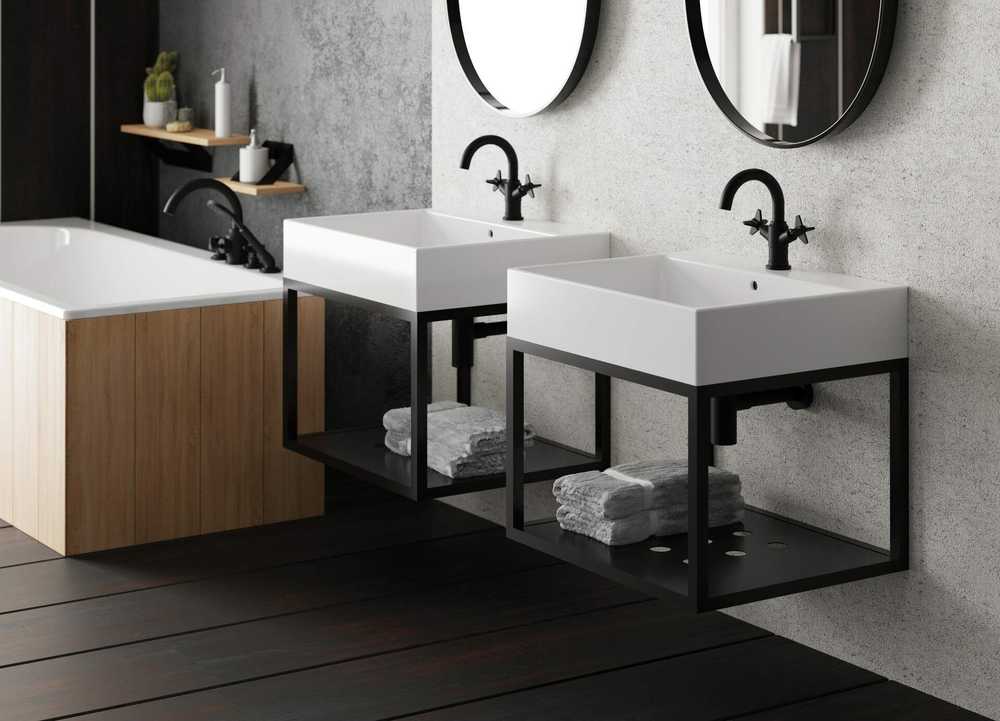Deante Wall-hung bathroom console – 50×50 cm