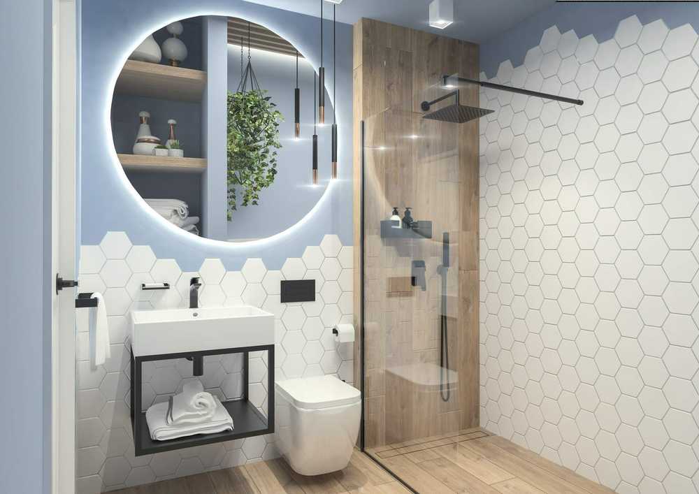 Deante Wall-hung bathroom console – 50×50 cm