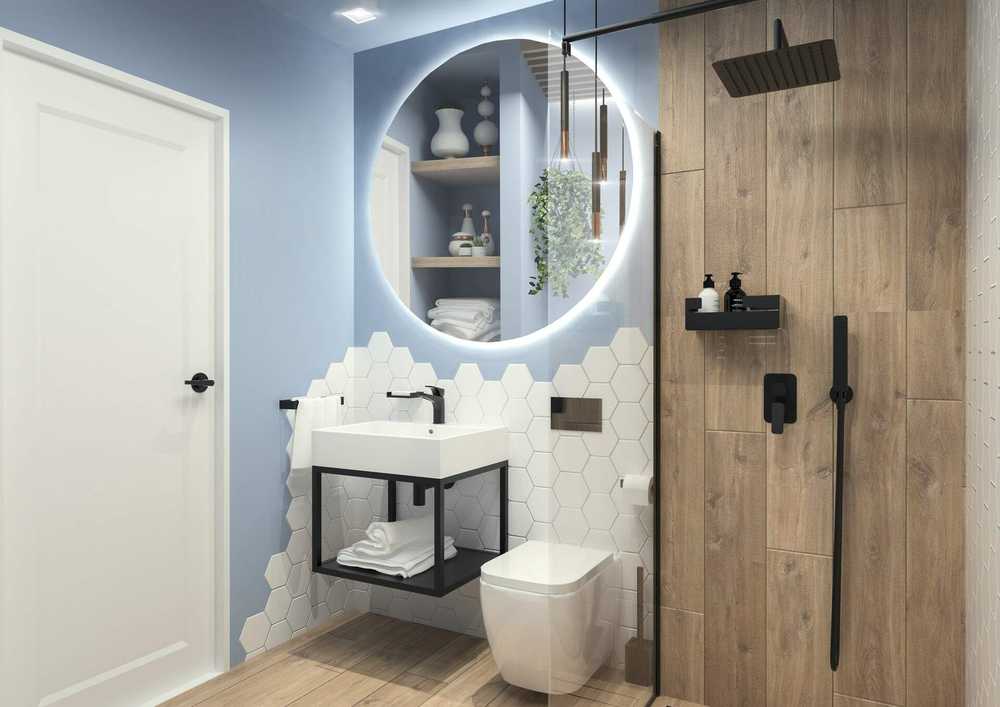 Deante Wall-hung bathroom console – 50×50 cm