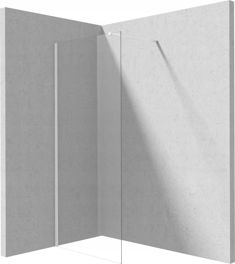 Walk-in dušo sienelė Deante Prizma, Bianco, 110x195 cm