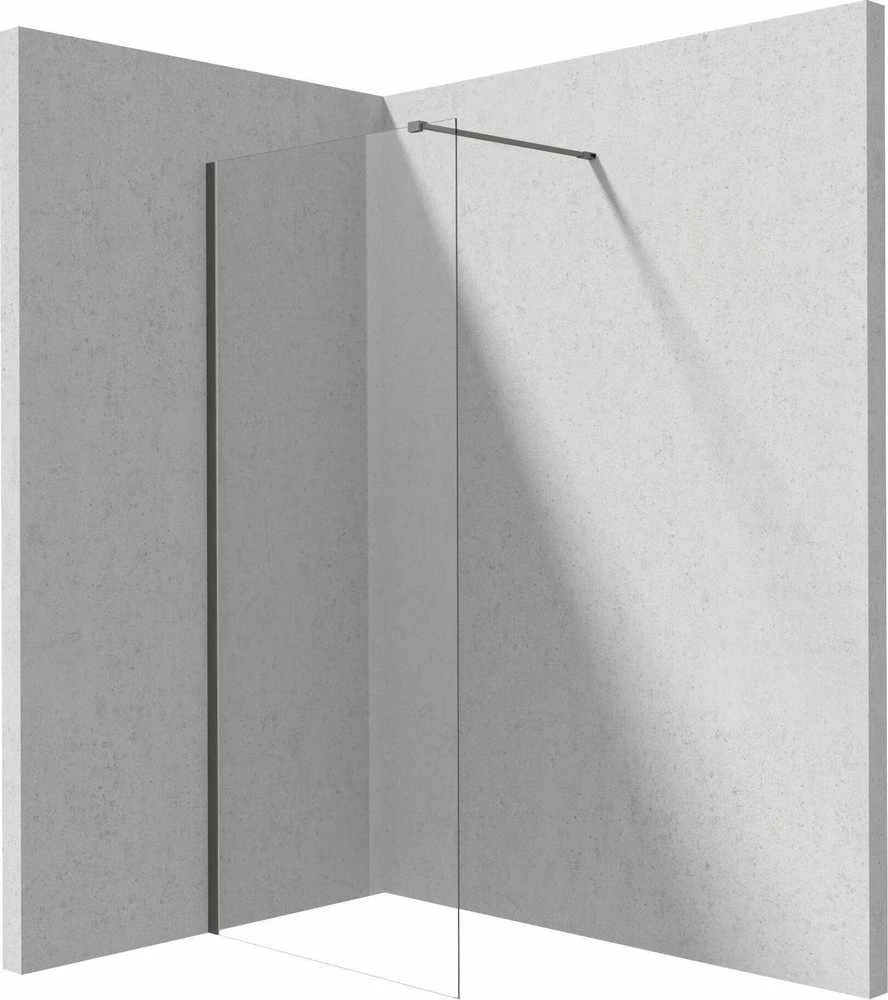 Walk-in dušo sienelė Deante Prizma, Titanium, 100x195 cm