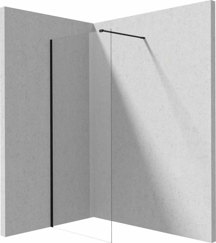 Walk-in dušo sienelė Deante Prizma, Nero, 100x195 cm