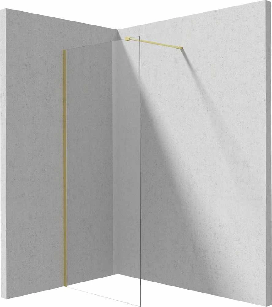 Walk-in dušo sienelė Deante Prizma, Brushed auksinis, 100x195 cm