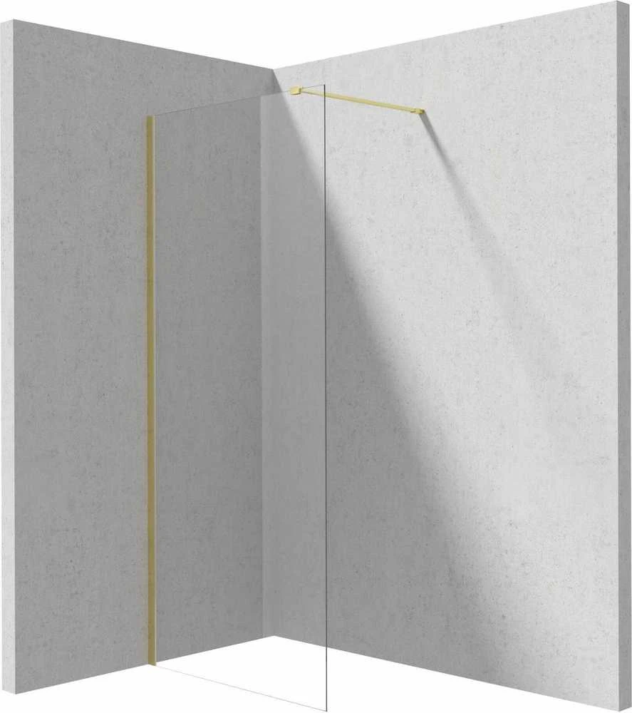 Walk-in dušo sienelė Deante Prizma, Brushed auksinis, 70x195 cm