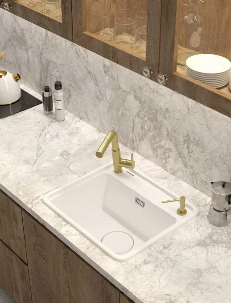 Skysto ploviklio dozatorius Deante Aster ZZZ_F0DD, Brushed steel