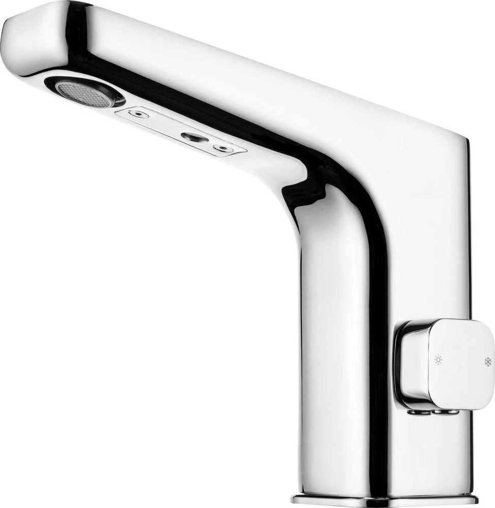 Sensorinis praustuvo maišytuvas Deante Hiacynt BQH_029V, Chrome (230/6V)