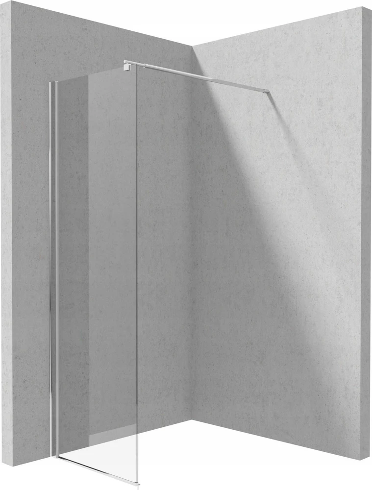 Walk-in dušo sienelė Deante Kerria Plus, 60 cm, Chrome
