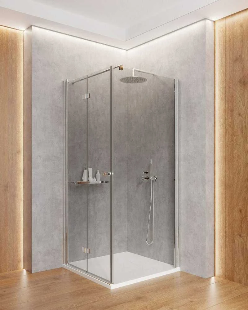 Walk-in dušo sienelė Deante Kerria Plus, 100 cm, Chrome