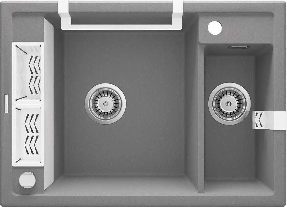 Deante virtuvės šluosčių kabykla plautuvėms, ZZM_A60R, Bianco