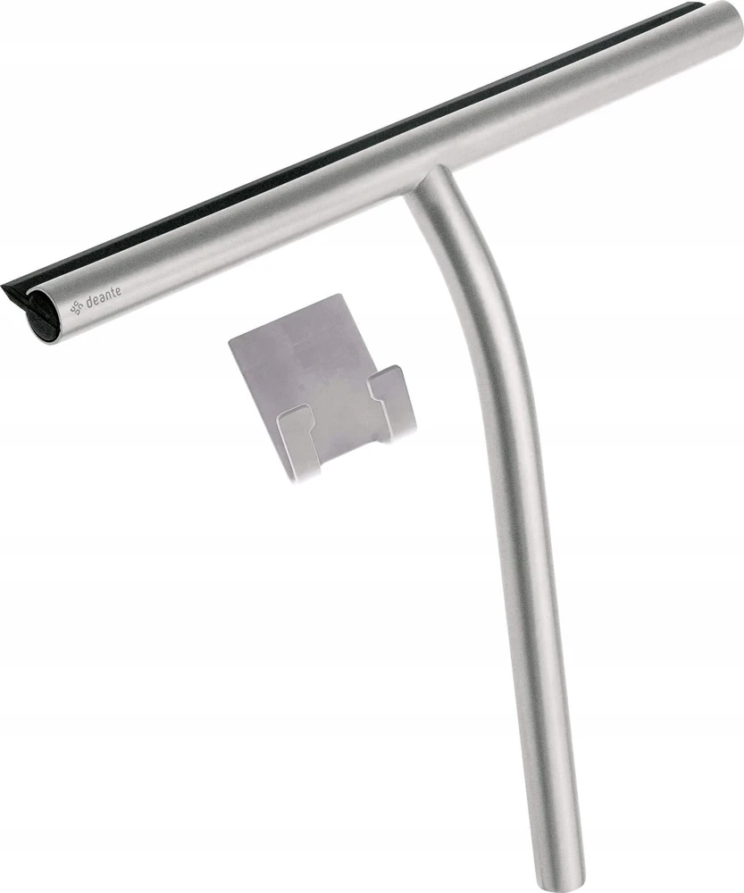 Stiklo valytuvas su laikikliu Deante Silia ADI_F31K, Brushed steel