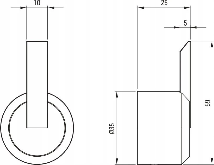 Deante Arnika rankšluosčių kabliukas ADA_D111, Titanium