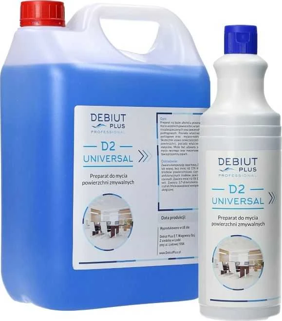 Debiut Plus Professional Debiut Plus Professional D2 Universal - Preparatas plaunamiems paviršiams valyti - 5 l