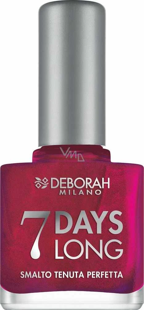 Deborah 7 Day Long Vitamins Quick-Dry Nagų lakas EN872 Pearly Violetinė, 11 ml