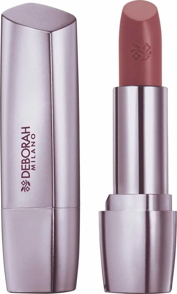 Deborah Milano Raudona Shine Long-Lasting Kreminis Lipstick 18 4.4 g