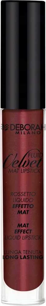 Deborah Fluid Velvet Matte skysti lūpų dažai 52 Plum 4.5 g
