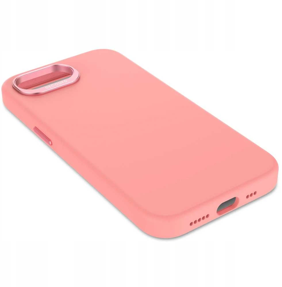 Dėklas „Decoded“ silikoninis galinis dangtelis su „MagSafe“, skirtas „iPhone 16e“ - Rožinė