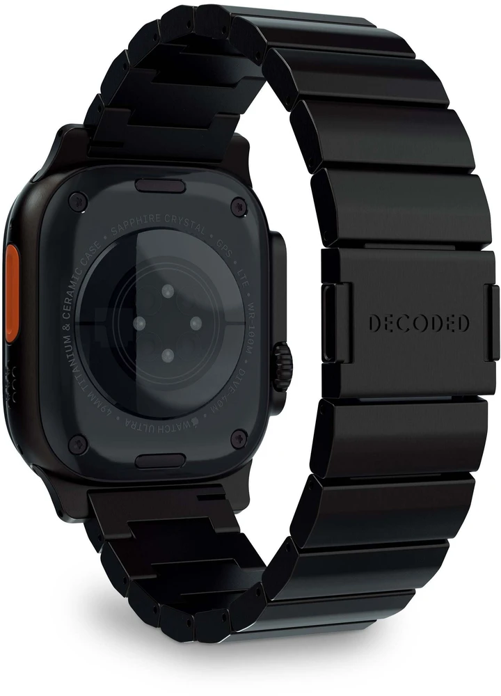 „Decoded“ titano dirželis, skirtas „Apple Watch Ultra 1“ ir „2“, titano juodumo